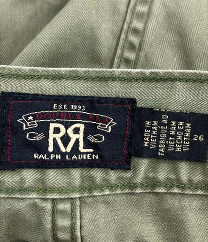 美品 RRL ヘリンボーンツイル カーゴパンツ レディース メンズ SIZE 26 (M) ダブルアールエル