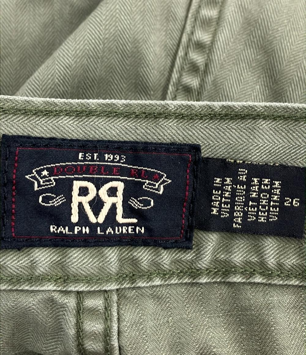 美品 RRL ヘリンボーンツイル カーゴパンツ レディース メンズ SIZE 26 (M) ダブルアールエル