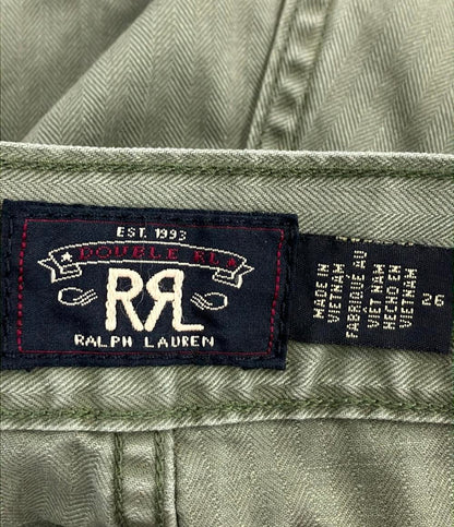 美品 RRL ヘリンボーンツイル カーゴパンツ レディース メンズ SIZE 26 (M) ダブルアールエル