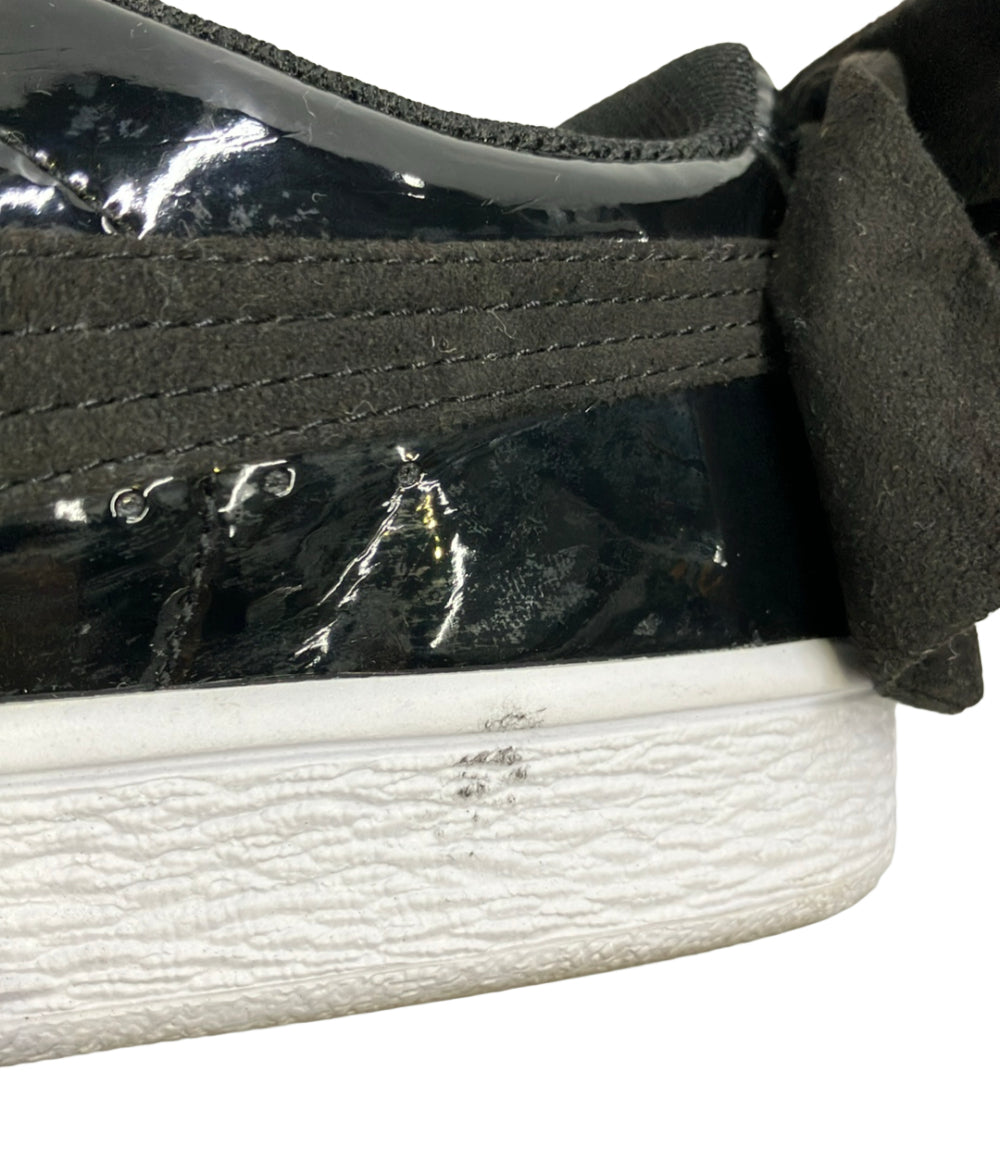 PUMA ローカットエナメルスニーカー バスケットボウ SB 367353-01 レディース SIZE 24.0 プーマ