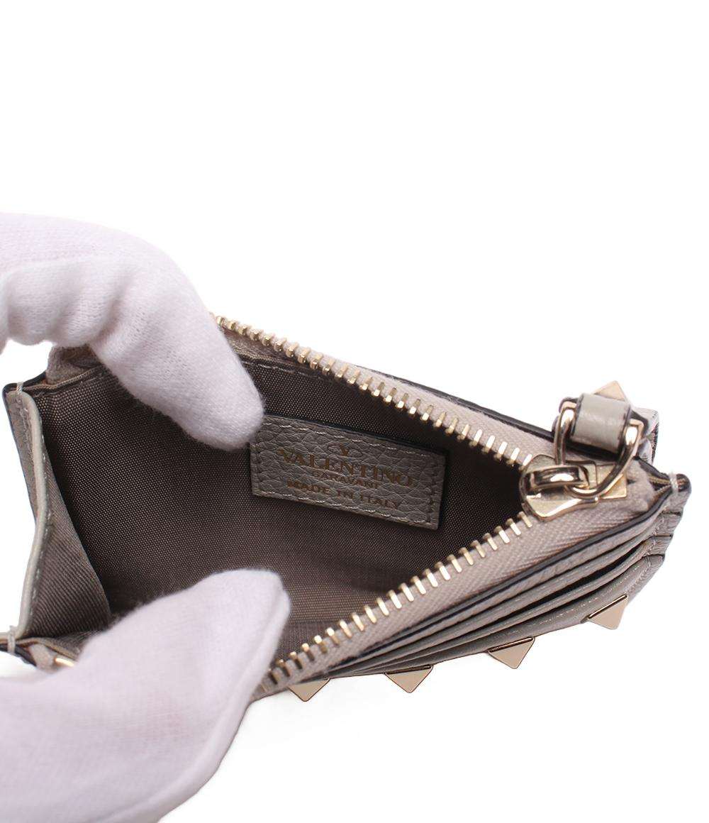 VALENTINO ケース・小銭入れ ☆VALENTINO ROCKSTUD WALLET コインパース＆カードホルダー
