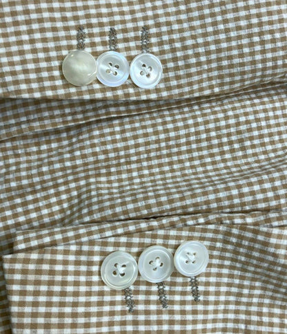 アベイシングエイプ テーラードジャケット ギンガムチェック メンズ SIZE 44 (XL) A BATHING APE