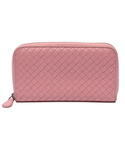 BOTTEGA VENETA ラウンドファスナー長財布 イントレチャート レディース ボッテガ・ヴェネタ