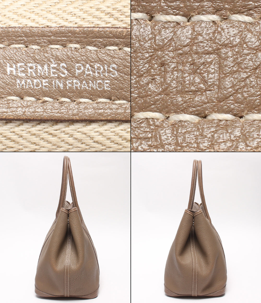 HERMES トートバッグ □K刻印 シルバー金具 ガーデンパーティPM レディース エルメス