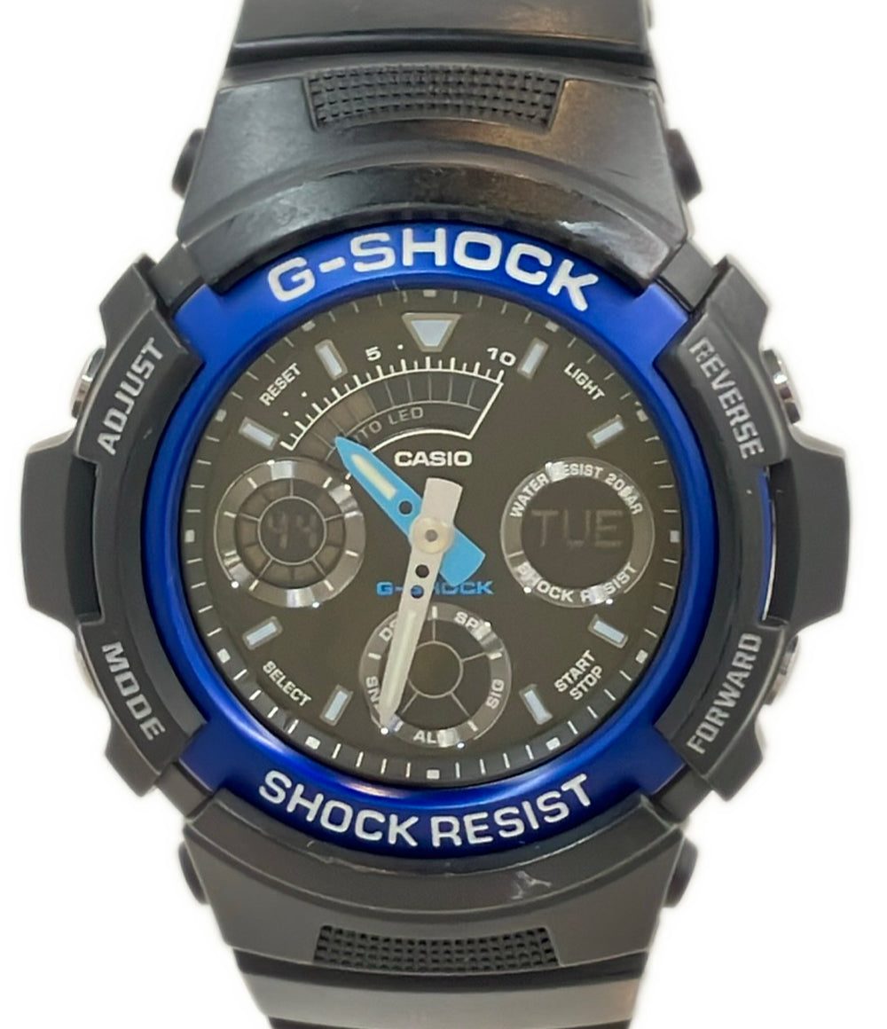 CASIO 腕時計 G-SHOCK クオーツ ブラック AW-591 メンズ カシオ