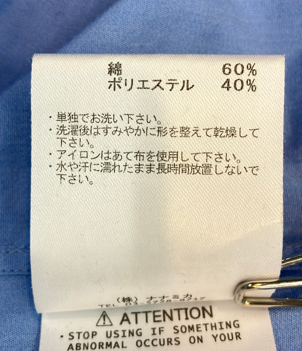 nanamica 半袖シャツ 26SS Regular Collar Wind SUGS405 メンズ SIZE L ナナミカ