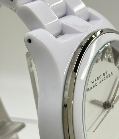 MARC BY MARC JACOBS 腕時計 クオーツ ホワイト MBM4571 メンズ マークバイマークジェイコブス
