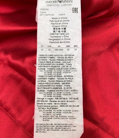 美品 Emporio Armani ボンバージャケット 3G1BQ9 1NIBZ メンズ SIZE 52 (XL) エンポリオ・アルマーニ