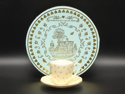 美品 WEDGWOOD カップ＆ソーサー ポルカドット イエロー ウエッジウッド