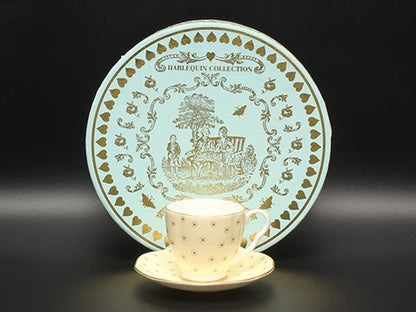 美品 WEDGWOOD カップ＆ソーサー ポルカドット イエロー ウエッジウッド