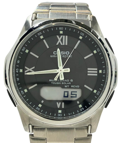 カシオ 腕時計 WAVE-CEPTOR ソーラー ブラック WVA-M630D-1A4JF メンズ CASIO