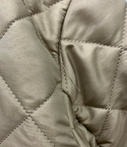 Traditional Weatherwear nano universe コート キルティング  ノーカラー シルバーボタン Aライン ARKLEY LONG2 L222APQC00246AA レディース