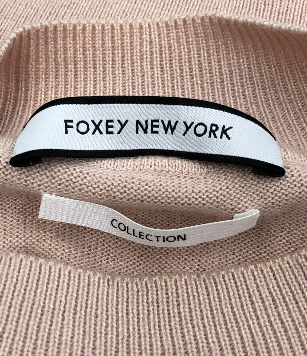 半袖ニット シルク100％      レディース SIZE 42 (M) FOXEY NEWYORK