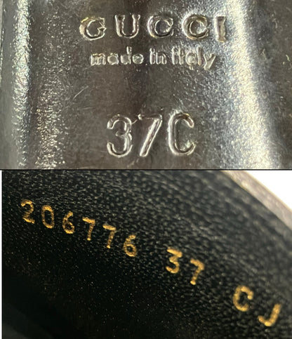 GUCCI バックジップブーティ 206776 レディース SIZE 37C グッチ