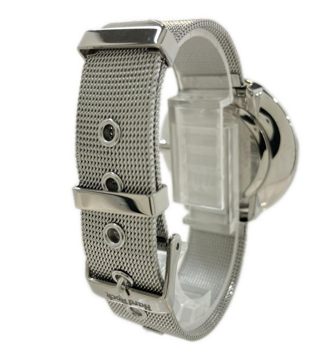 ハードロック 腕時計 クオーツ シルバー メンズ HARD ROCK