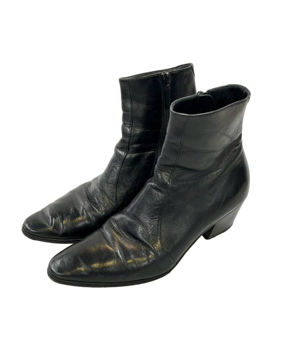 SAINT LAURENT ショートブーツ サイドジップ レディース SIZE 39 1/2 サンローラン