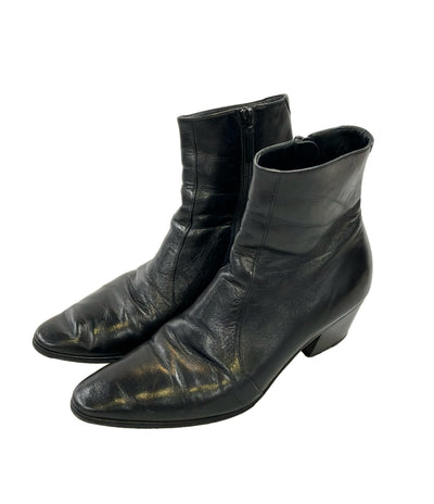 SAINT LAURENT ショートブーツ サイドジップ レディース SIZE 39 1/2 サンローラン