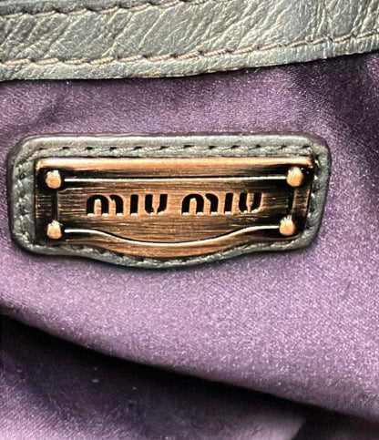 Miu Miu 2way ショルダーバッグ 肩掛け 斜めがけ レディース ミュウ ミュウ