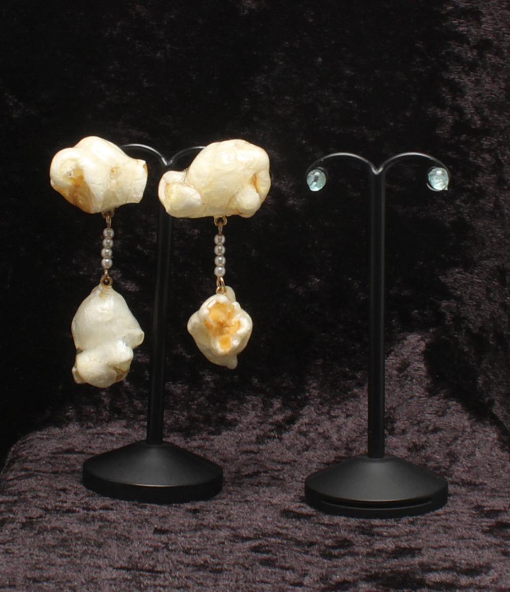 美品 ロタリパーカー ピアス ポップコーンモチーフ ブローチ ４点セット レディース ROTARI PARKER