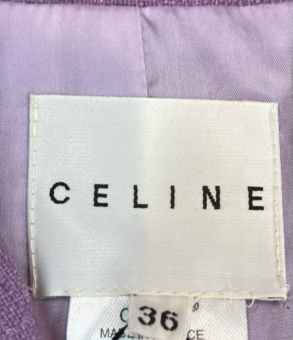 CELINE セットアップ スカートスーツ ラベンダー タグ付き レディース SIZE 36 (XS) セリーヌ