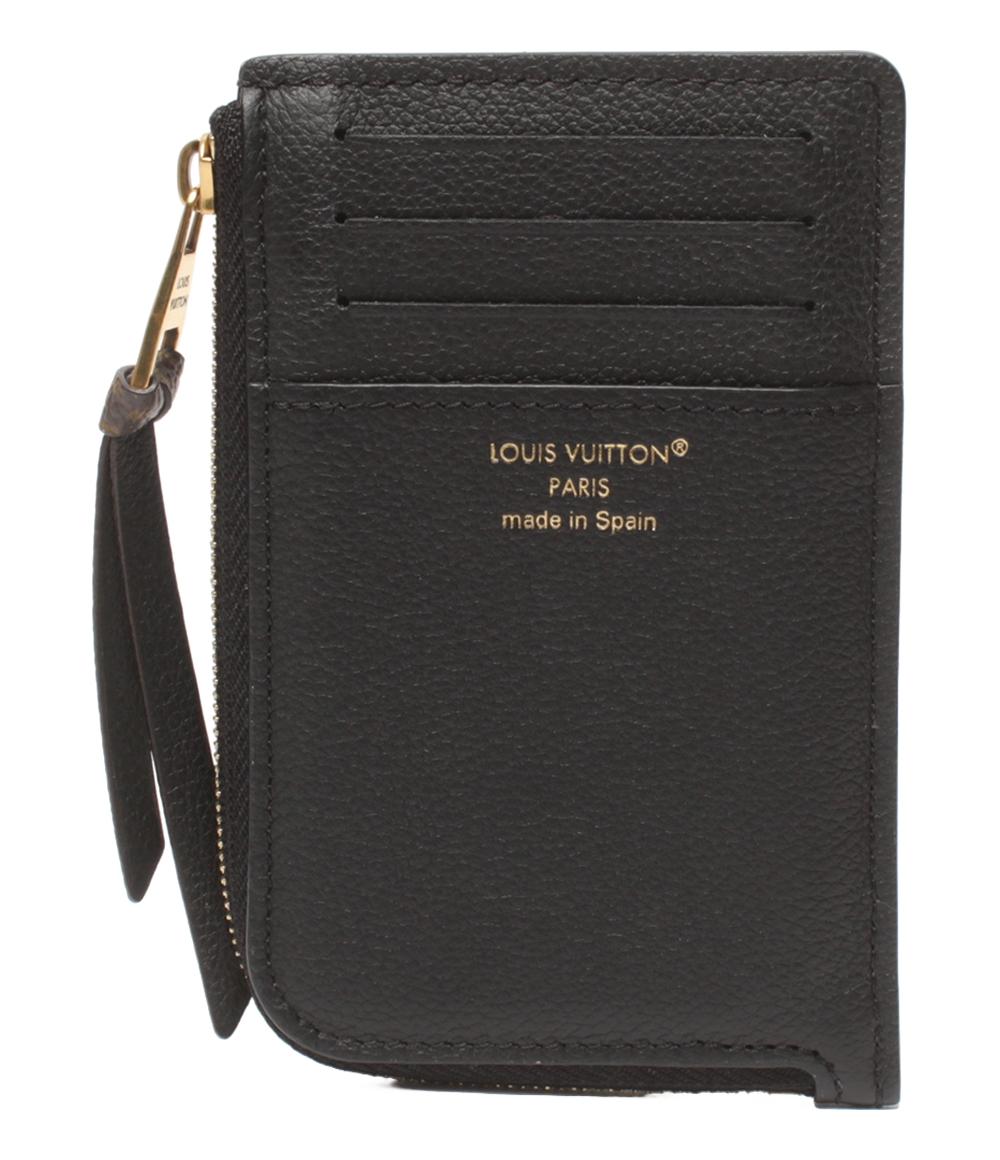 ルイ ヴィトン LOUIS VUITTON カードケース ポルト カルト･ロウキー ケース レザー M14550 ノワール ブラック 【中古】Sランク 本革♪】LOUIS VUITTON☆カードケース ポルト カルト ロウキー (Louis