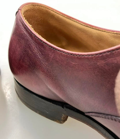 CROCKETT&JONES ドレスシューズ × 別注Paul Smith ストレートチップ バーガンディ メンズ SIZE 7 (25.5cm) クロケットアンドジョーンズ