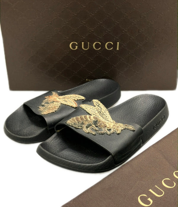 GUCCI スライドサンダル 407340 メンズ SIZE 7 グッチ – Rehello by