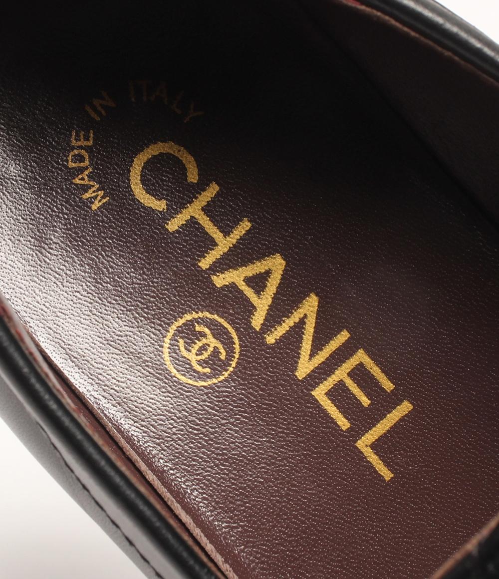 訳あり CHANEL ローファー マトラッセ レディース シャネル