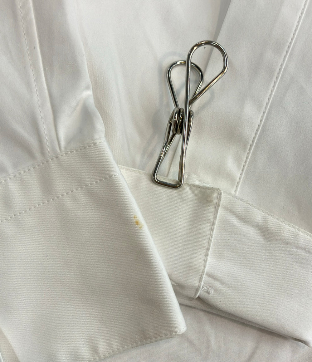 HERMES 長袖 バンドカラー シャツ H556310H1 メンズ SIZE 42 (M) エルメス