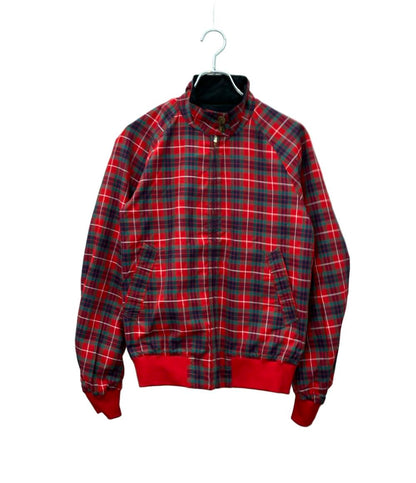 BARACUTA ブルゾン リバーシブル  ブラック×赤チェック トラッド ベーシック ゴルフ Ｇ9 ハリントンジャケット 1801347 メンズ SIZE 38 バラクータ
