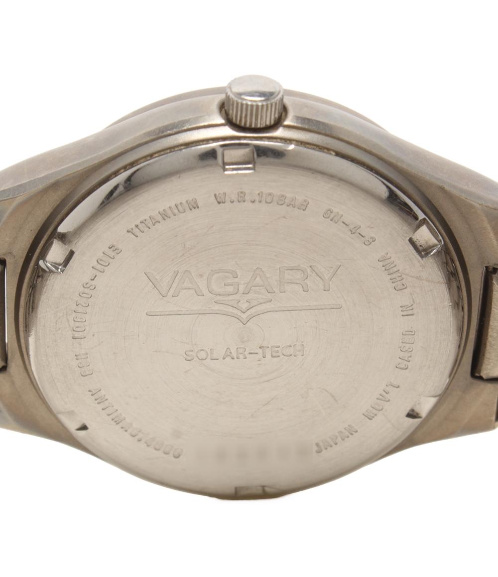 VAGARY 腕時計 ソーラー ネイビー E101-S021901 メンズ バガリー
