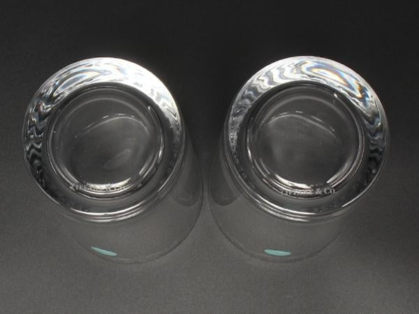 美品 TIFFANY&Co. グラス タンブラー 2点セット ペア スウィング HB