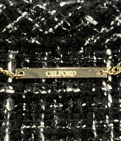 CELFORD ツイードジャケット パイピングツイード CWFJ244042 レディース SIZE 36 セルフォード