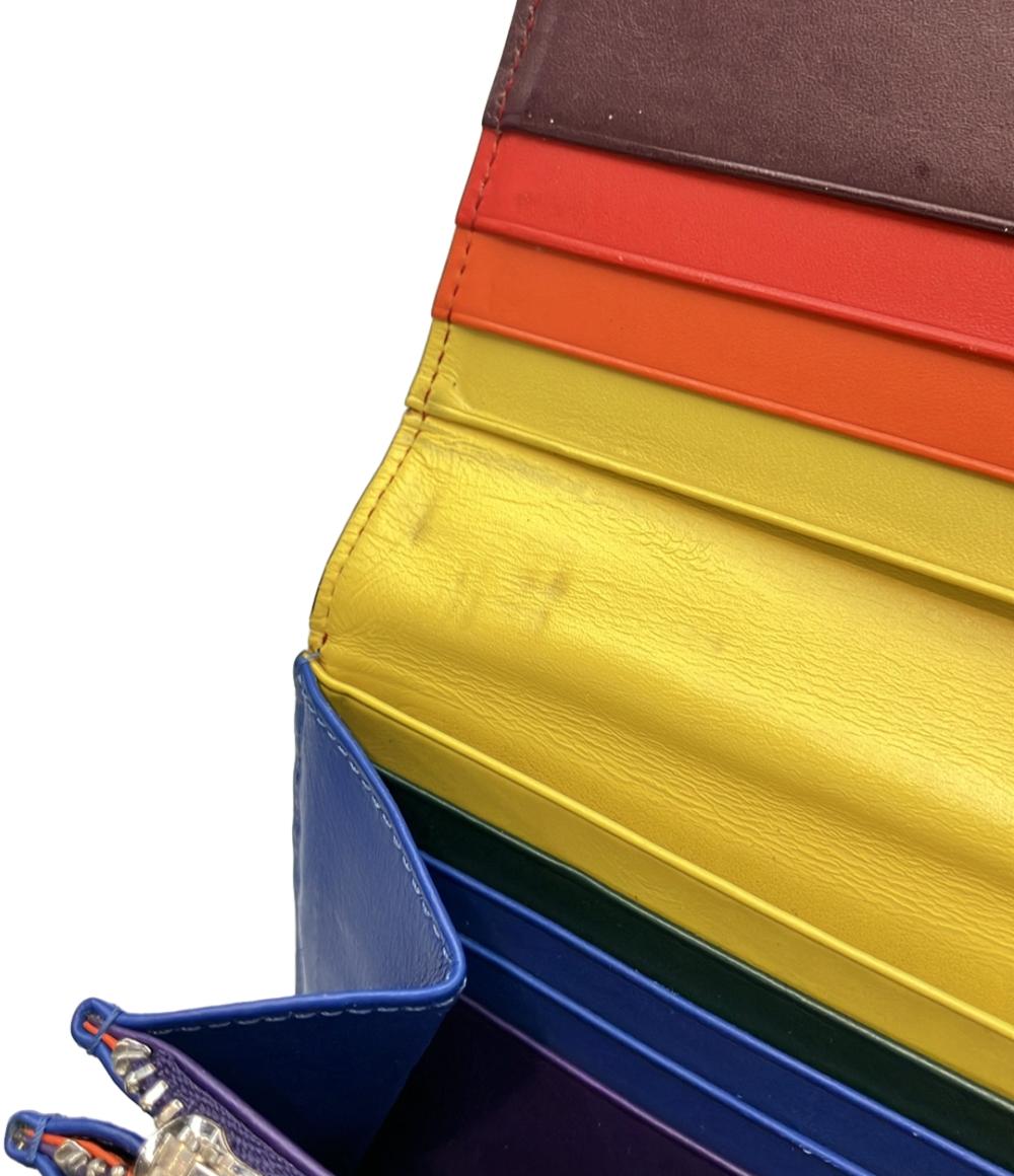 LOEWE ロエベ 長財布 レザー パッチワーク マルチカラー LOEWE ロエベ 長財布 レザー パッチワーク マルチカラー : JJ