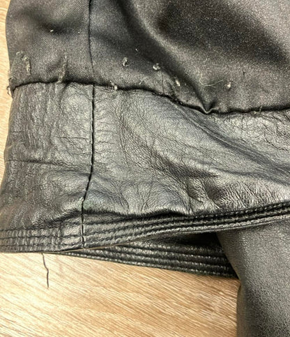 訳あり マウジー シングルライダースジャケット レディース SIZE S MOUSSY