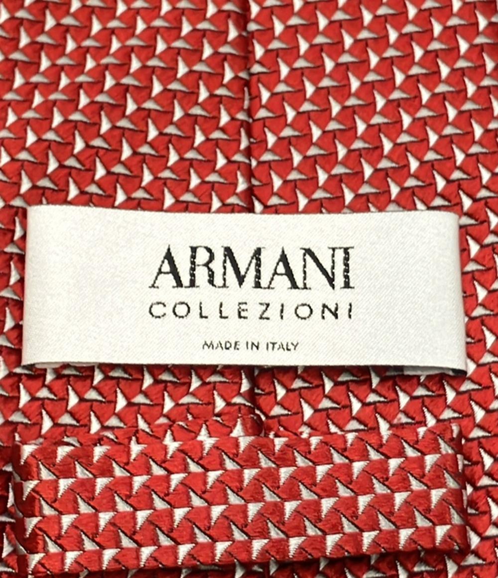 美品 ARMANI COLLEZIONI ネクタイ シルク100% メンズ アルマーニコレッツォーニ