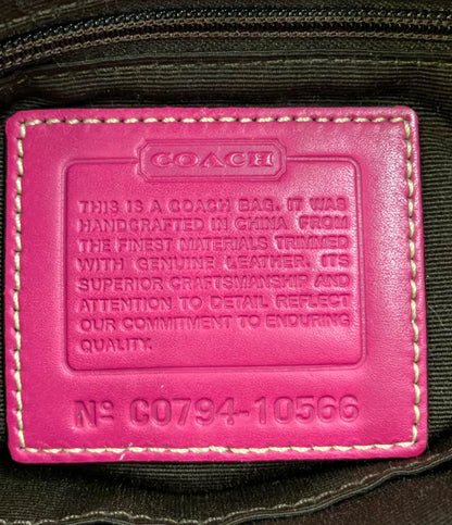 COACH ショルダーバッグ 斜め掛け シグネチャー 10566 レディース コーチ