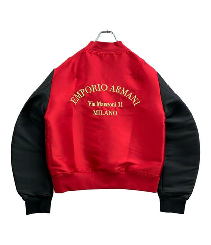 美品 Emporio Armani ボンバージャケット 3G1BQ9 1NIBZ メンズ SIZE 52 (XL) エンポリオ・アルマーニ