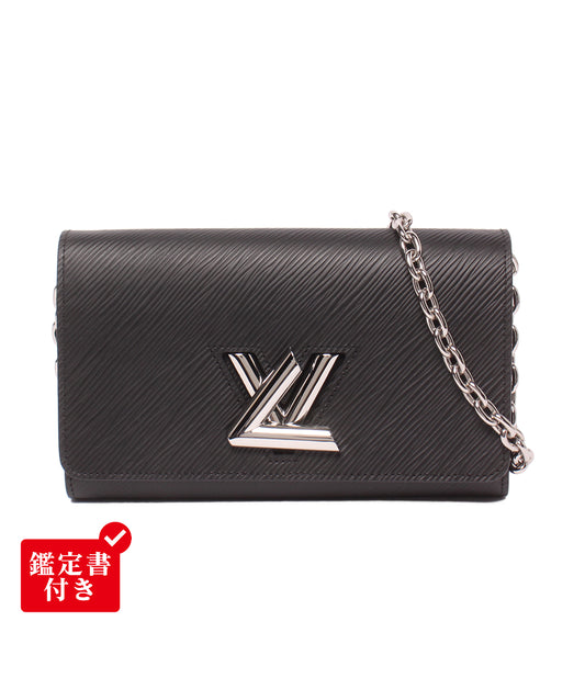 LOUIS VUITTON チェーンウォレット ショルダーバッグ 肩掛け 斜め掛け ポルトフォイユ ツイスト チェーン エピ M62038 レディース ルイ・ヴィトン
