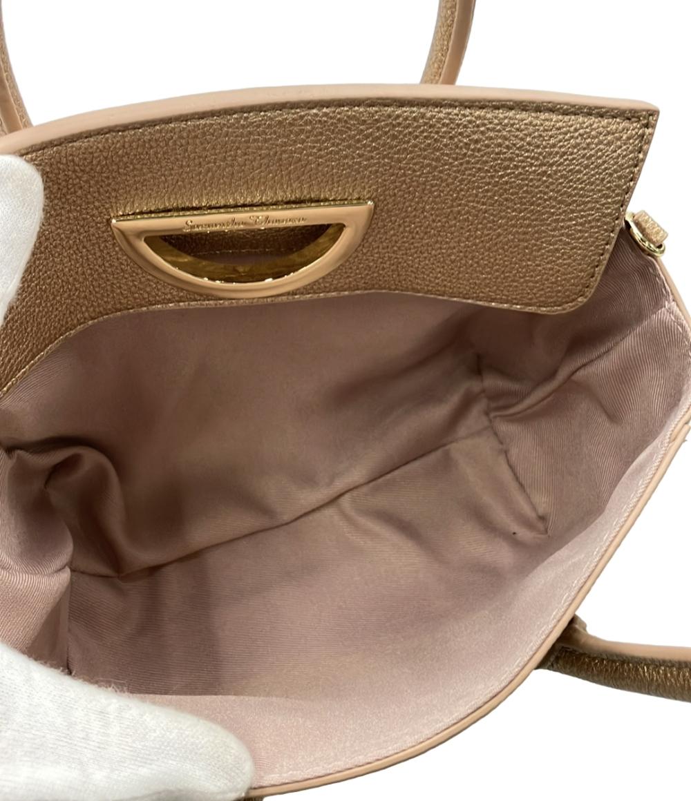 美品 Samantha Thavasa 2way ハンドバッグ ショルダーバッグ 斜め掛け レディース サマンサタバサ