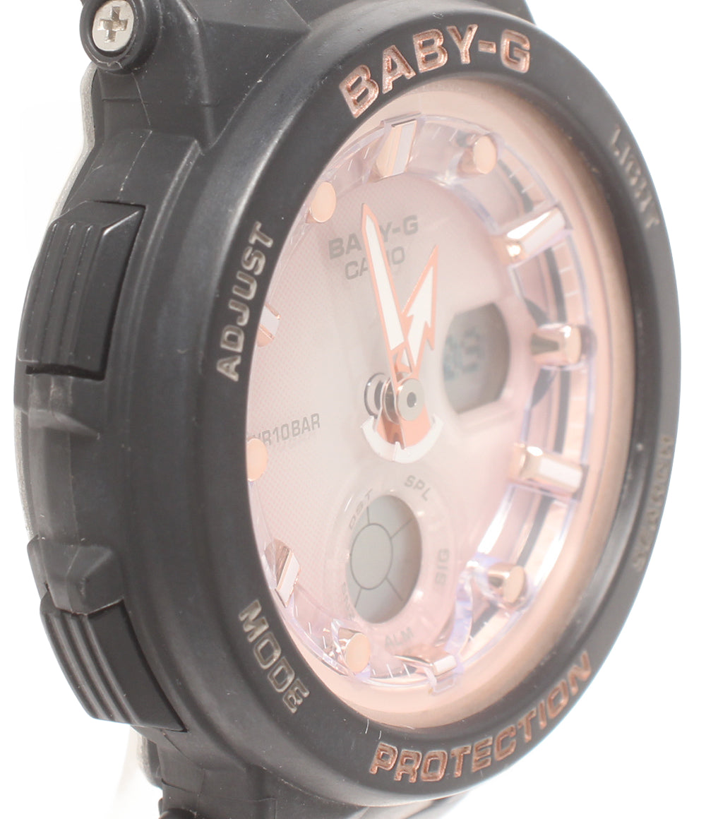 美品 CASIO 腕時計 ビーチトラベラー Baby-G クオーツ ピンク BGA-250 レディース メンズ カシオ