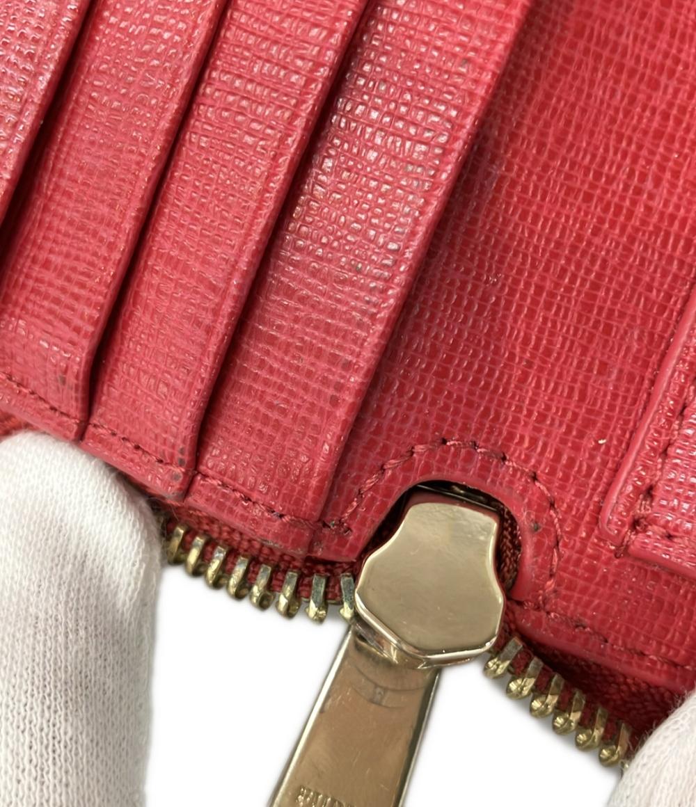 美品 フルラ 二つ折りラウンドファスナー財布 レディース Furla