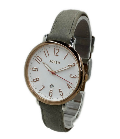 FOSSIL 腕時計 クオーツ ホワイト レディース フォッシル