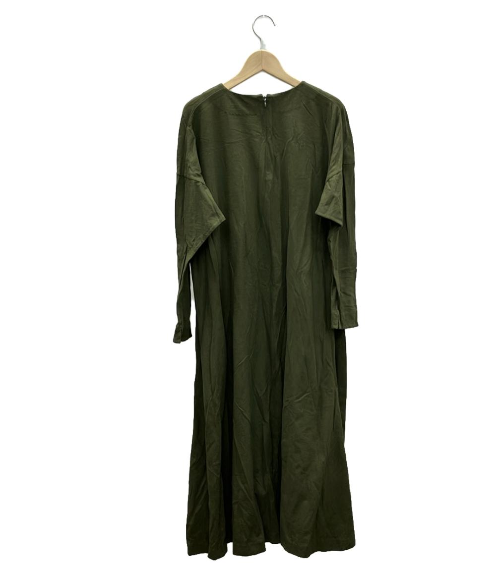 エンフォルド ドロップショルダー長袖フレアロングワンピース レディース SIZE 36 (XS) ENFOLD