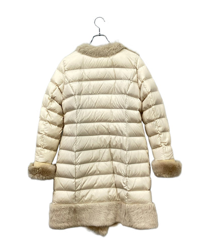 EMMETI ムートンダウンジャケット レディース SIZE 38 (M) エンメティ