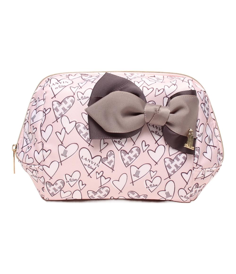 美品 ランバンオンブルー ポーチ レディース LANVIN en Bleu