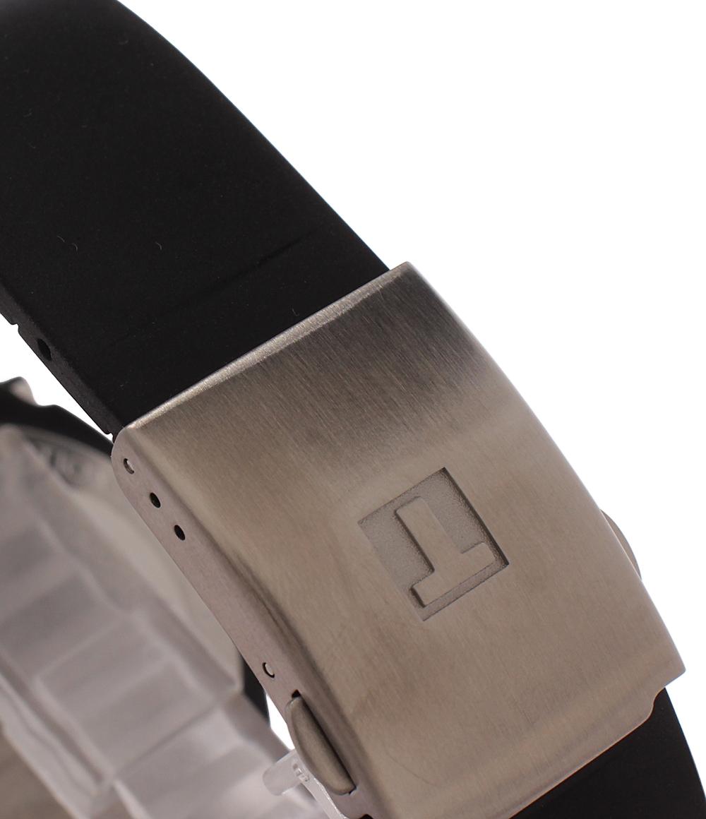 TISSOT 腕時計 アテネオリンピック2004記念モデル クオーツ ブラック メンズ ティソ