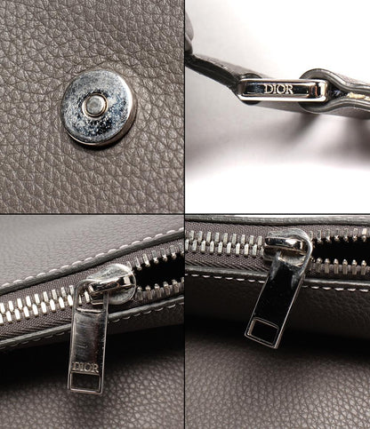 Dior ボディバッグ グレインドカーフ サドルバッグ レディース メンズ ディオール