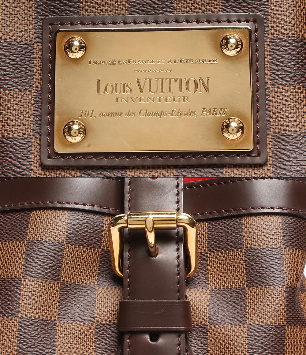 ルイヴィトン トートバッグ ゴールド金具 フック開閉式 ハムステッドMM ダミエ エヌベ N51204 レディース LOUIS VUITTON