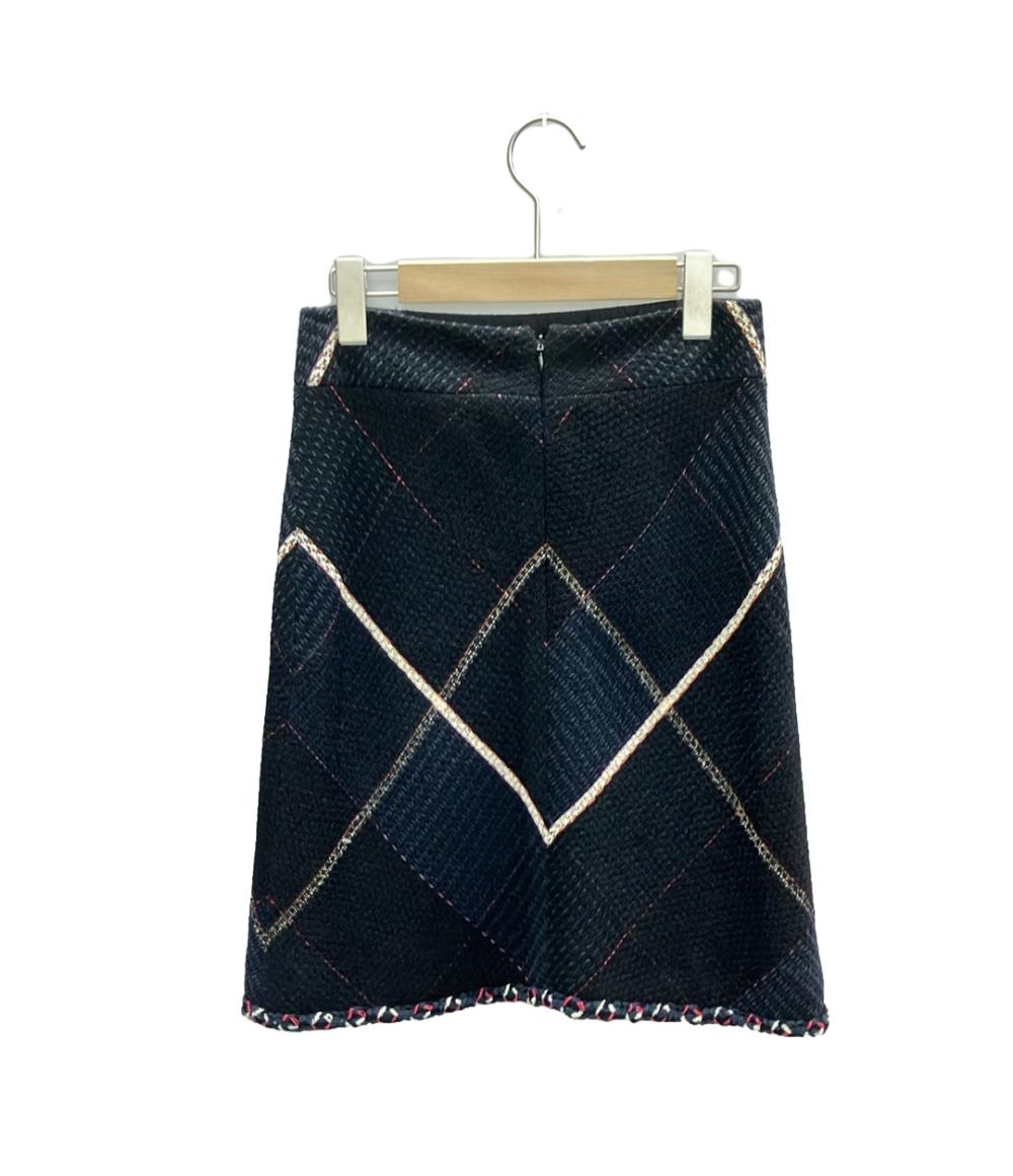 美品 シャネル ウール混 ツイード スカート レディース SIZE 34 (S) CHANEL